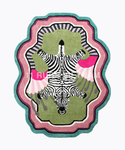 'ZEBRA IN THE LOVE GARDEN' RUG