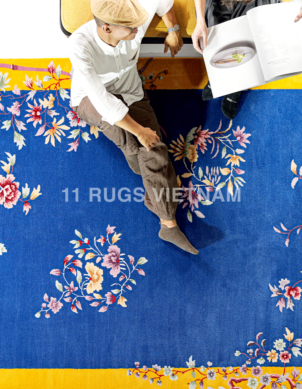 'AZURE REVERIE' INDOCHINE RUG - Image 2