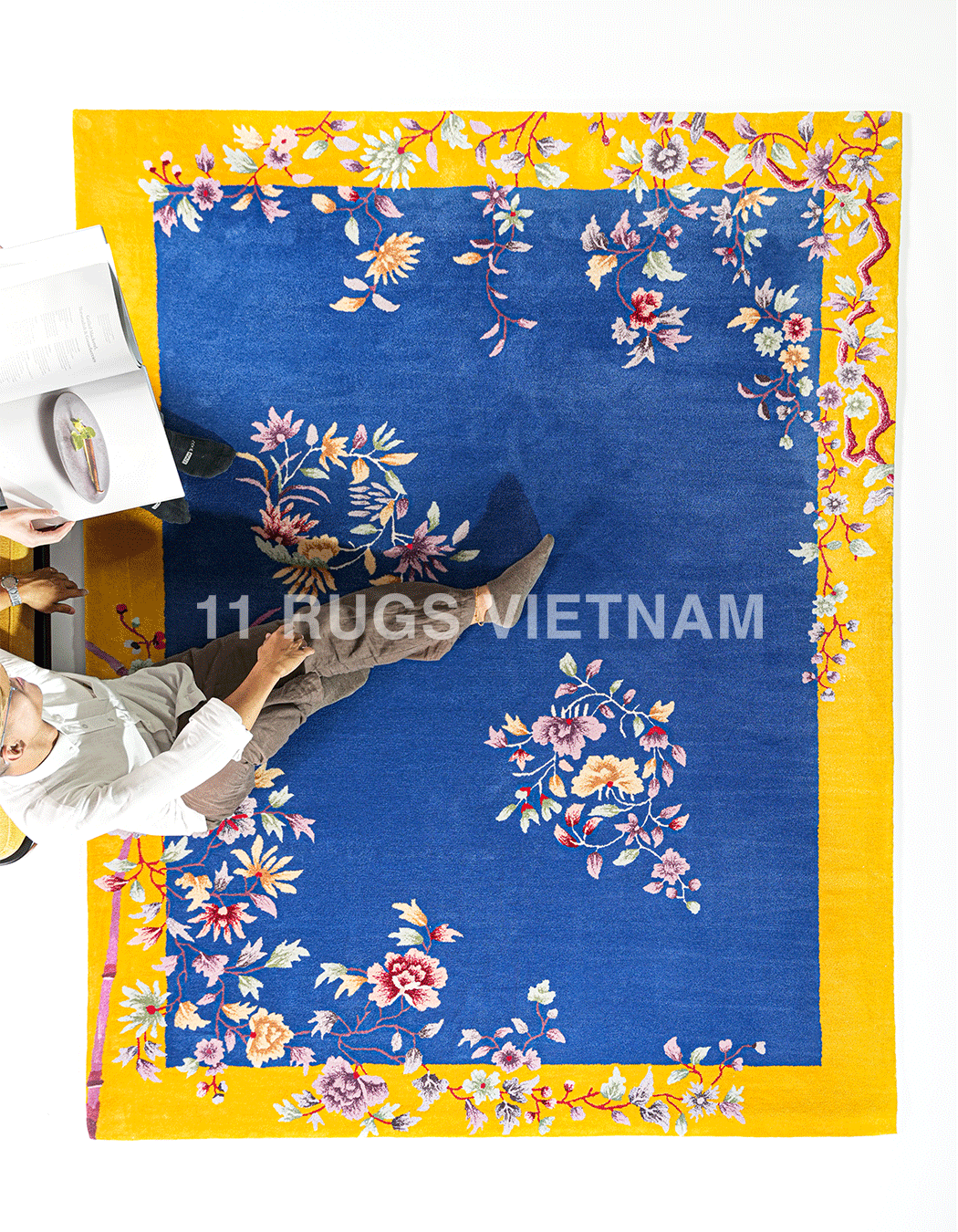 'AZURE REVERIE' INDOCHINE RUG - Image 5